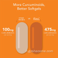 Estratto di radice tumerica cerebrale cerebrale curcumina tumerica softgel